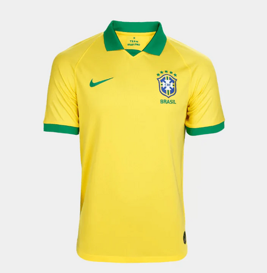 Camisa do Brasil Polo Amarela 1 19/20