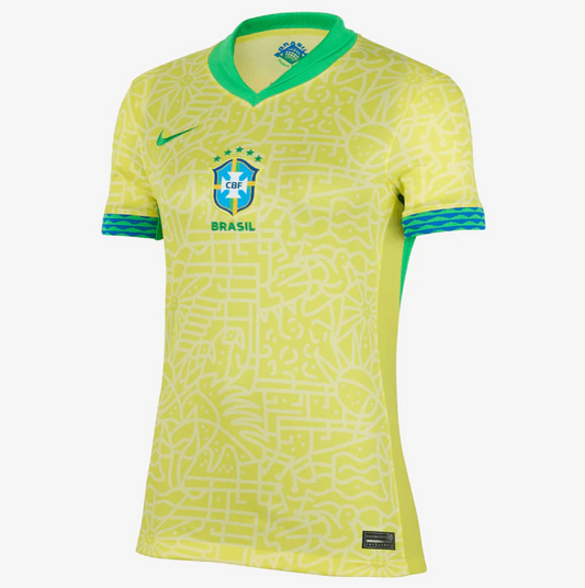Camisa Seleção Brasil I 24/25 Nike - Amarela - (Feminina)